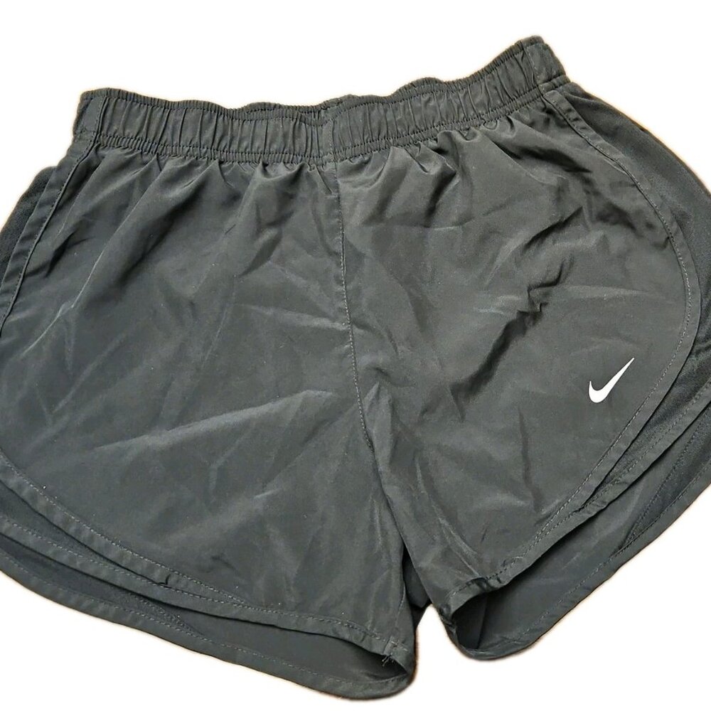 Nike Dri Fit Tempo 3" Womens Shorts Liner Swoosh Solid Black, Size Small